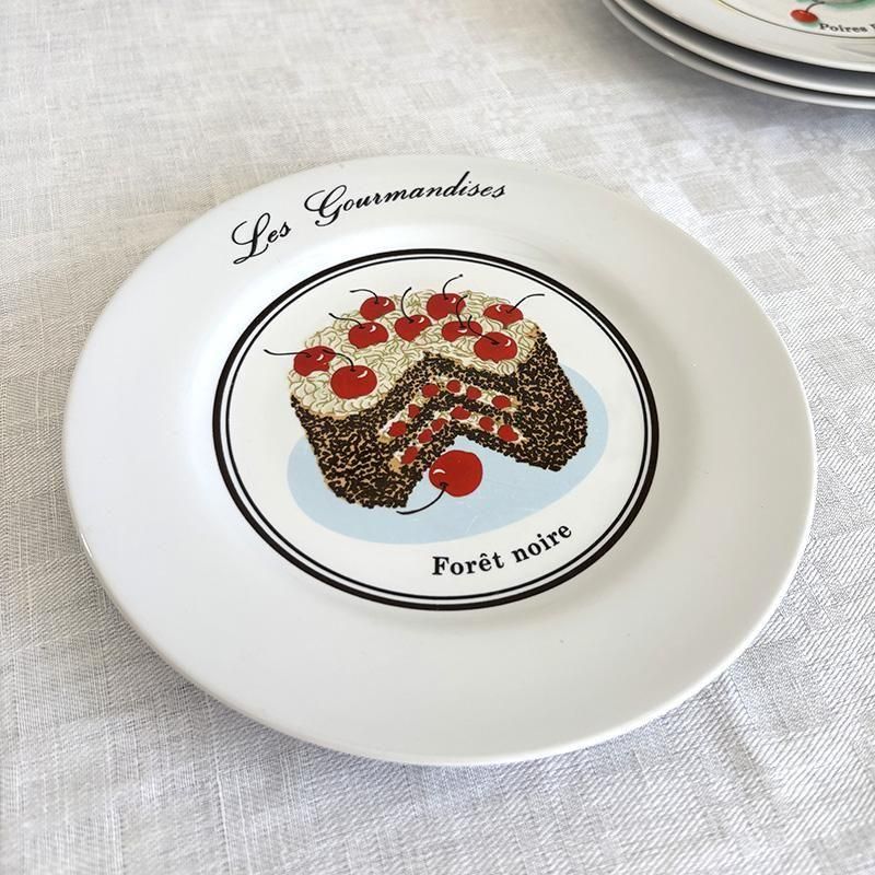 デザートプレート チョコレートケーキ 陶磁器製