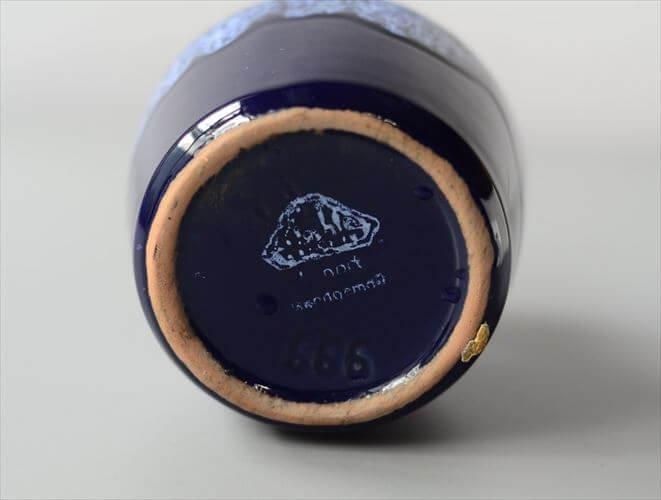 ヴィンテージ 東ドイツ製 Strehla 陶器 花瓶