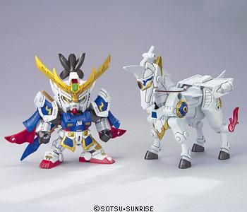 042 真 翔烈帝 龍装 劉備ガンダム 龍輝宝・的盧 SDガンダム三国伝