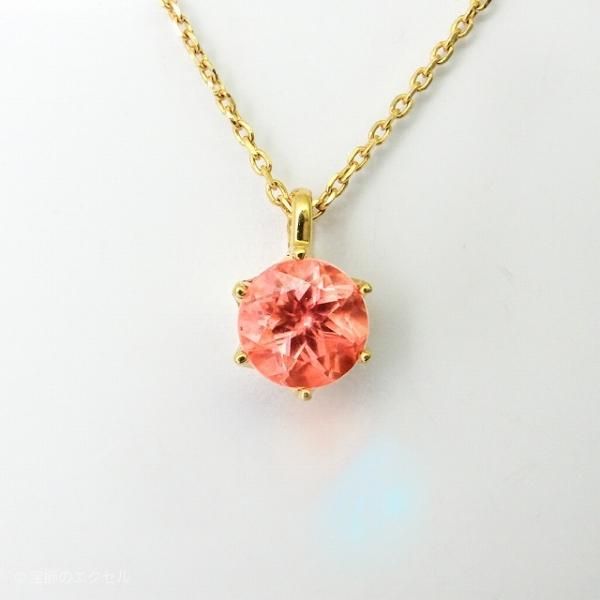 ロードクロサイトネックレス RHC 0.70ct 40cm K18YG