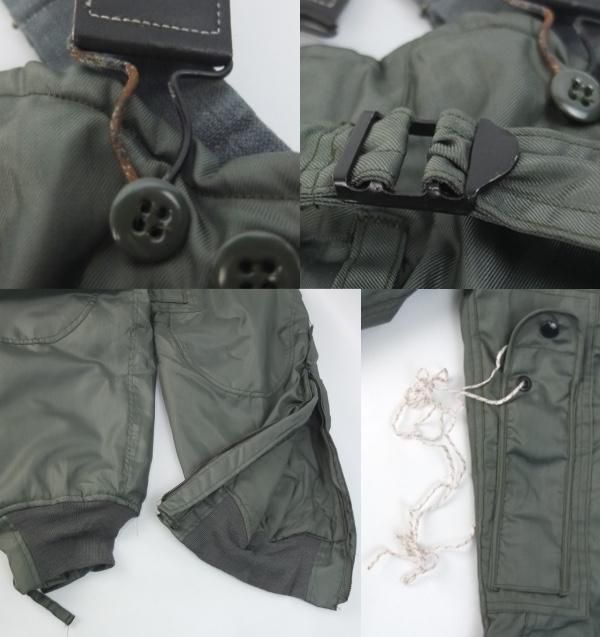 米軍 CWU-18/P フライヤーズ パンツ サスペンダー付き サイズ32 79年