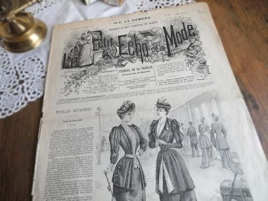 フランスのファッション新聞 （Le Petit Echo de la Mode 1892年7月号）