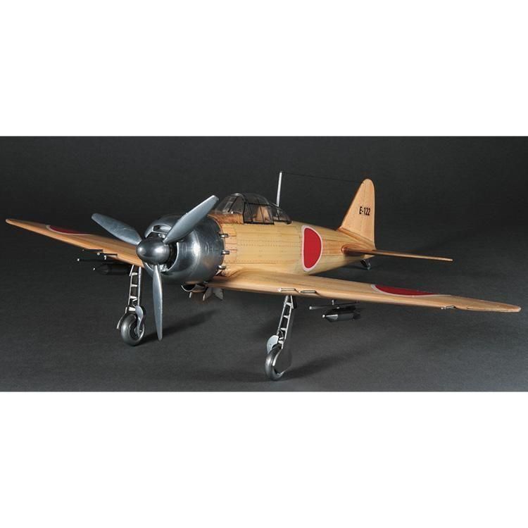 木製模型 零戦（1/24スケール・全長 378mm・完成重量 700g） - 【公式