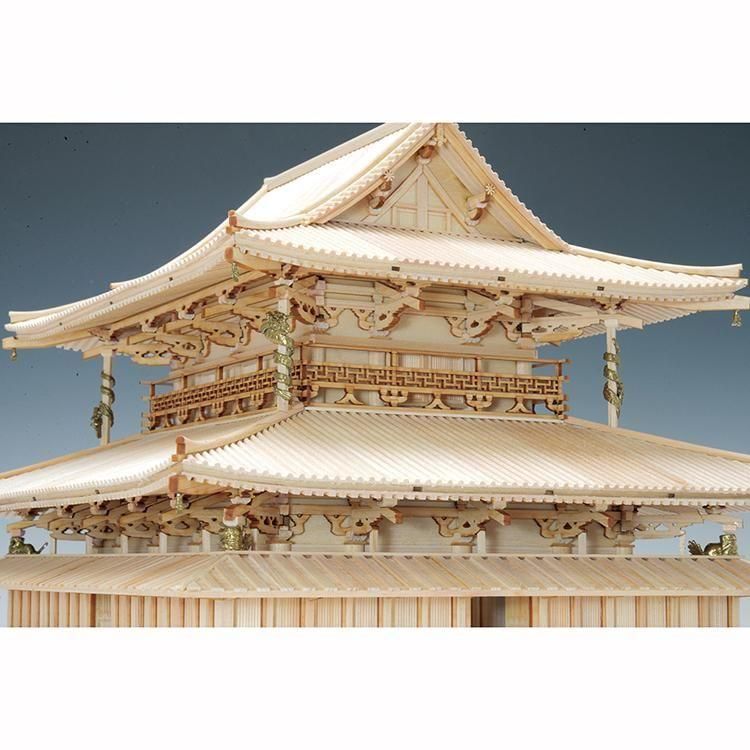 1/75 法隆寺 金堂 - 【公式】ウッディジョーオンラインショップ