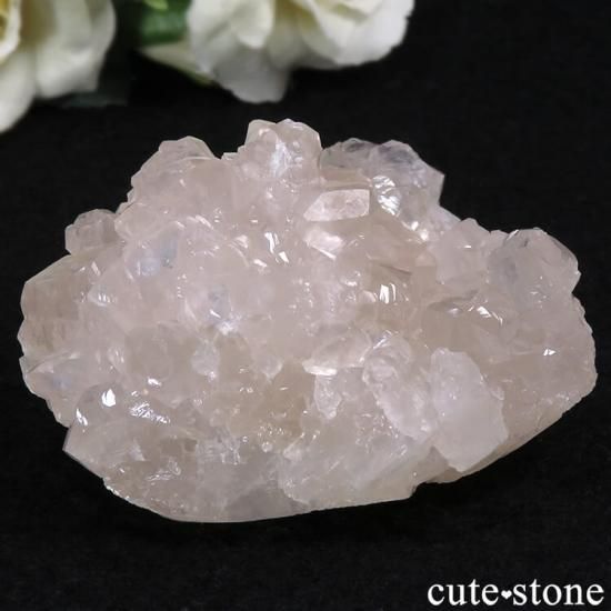 中国 内モンゴル自治区産 ピンクカルサイトの原石 154g - cute stone -