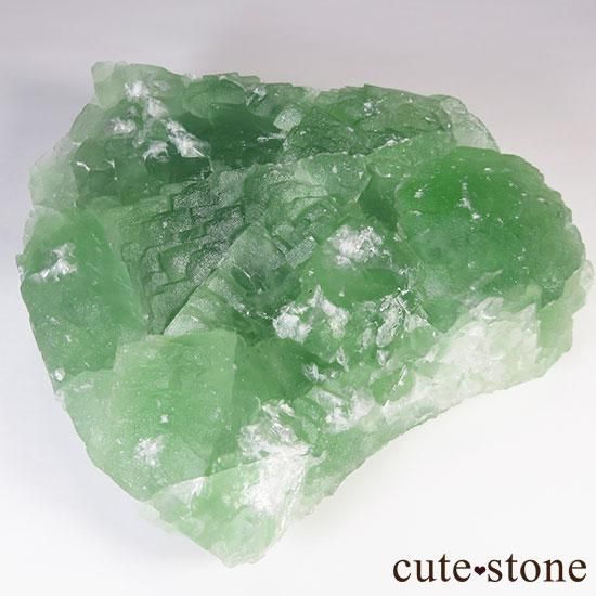 中国 江西省産グリーンフローライト(蛍石)のクラスター - cute stone -