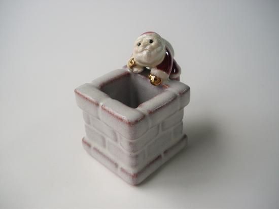 サンタ 一閑人蓋置 (共箱)今岡三四郎 - 茶道具販売 栗林園