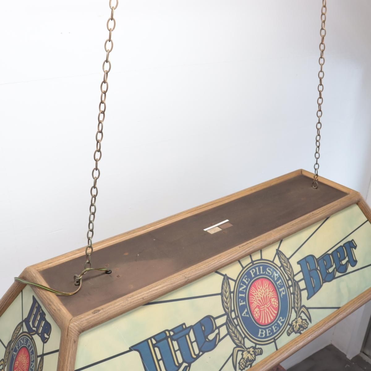 3359 アメリカ ヴィンテージ 【Miller Lite】 プールバーランプ 照明