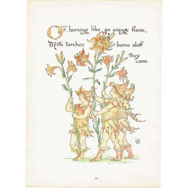 ウォルター・クレイン 「FLORA'S FEAST（フローラの饗宴）」 1889年