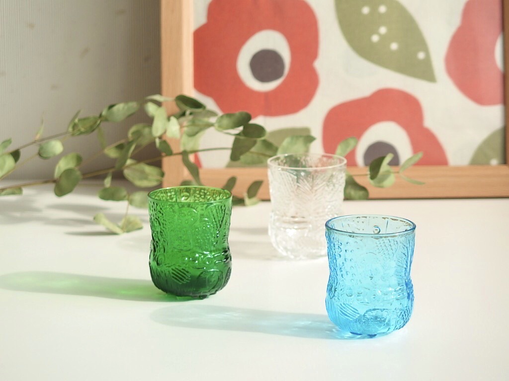 ファウナ(Fauna) / ショットグラス グリーン40ml | ヌータヤルヴィ