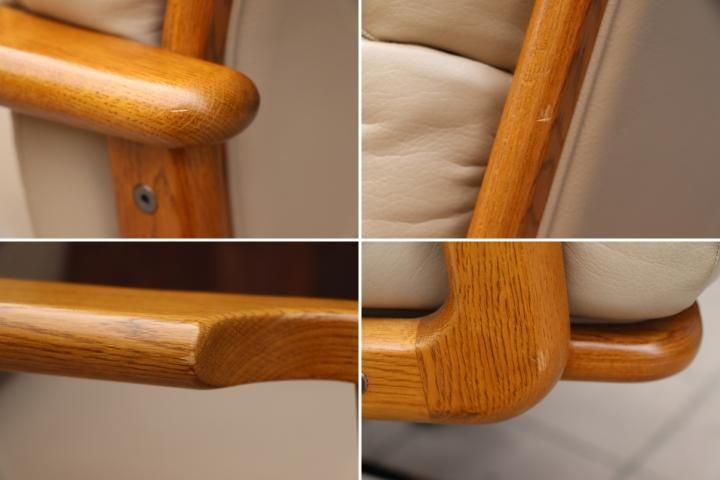 老舗家具メーカーHAMAMOTO(浜本工芸)のナラ無垢材を使用した書斎椅子