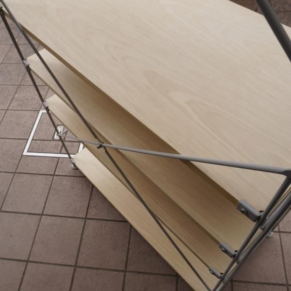 無印良品(MUJI)の人気のスチール/木製棚 7段ユニットシェルフです