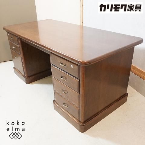 未使用品◇Karimoku(カリモク家具)のSG5601オーク材両袖デスクです