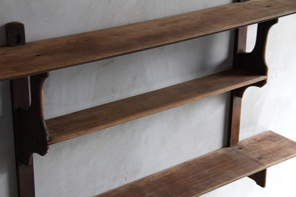 フランスアンティーク | 木製ウォールシェルフF - L'atelier Brocante