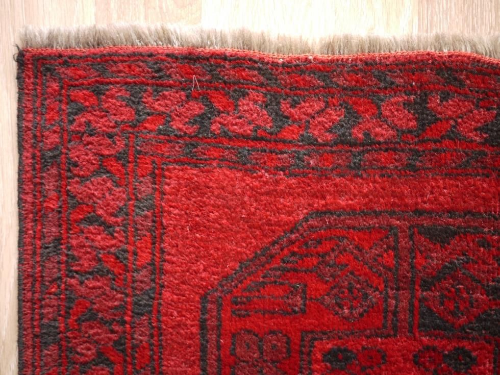 Vintage エルサリ Khal Mohammadi ラグ アフガニスタン トライバル ラグ-