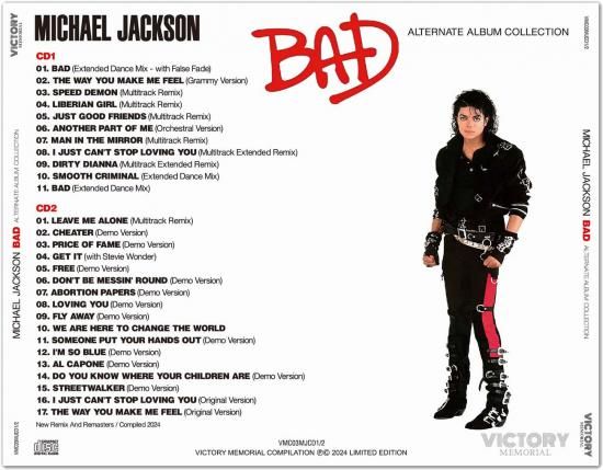 MICHAEL JACKSON / BAD : ALTERNATE ALBUM COLLECTION（2CD)