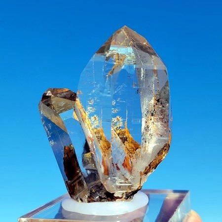 ツインクリスタル、ヒマラヤ水晶ツインクォーツ、ガネーシュヒマール産
