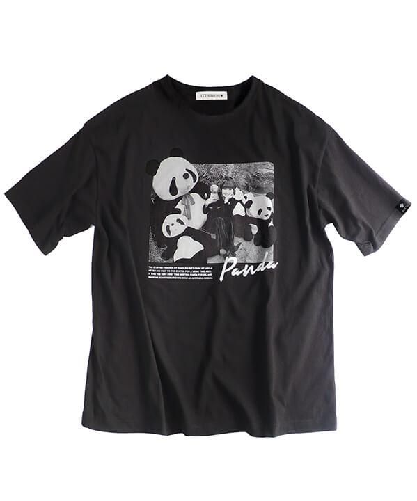 Panda パンダ：ビッグシルエットTシャツ - 黒柳徹子 公式オンライン