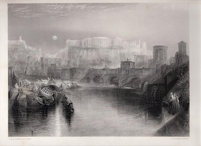 1865年 J.M.W.Turner Turner Gallery 古代ローマ ゲルマニクスの遺灰を