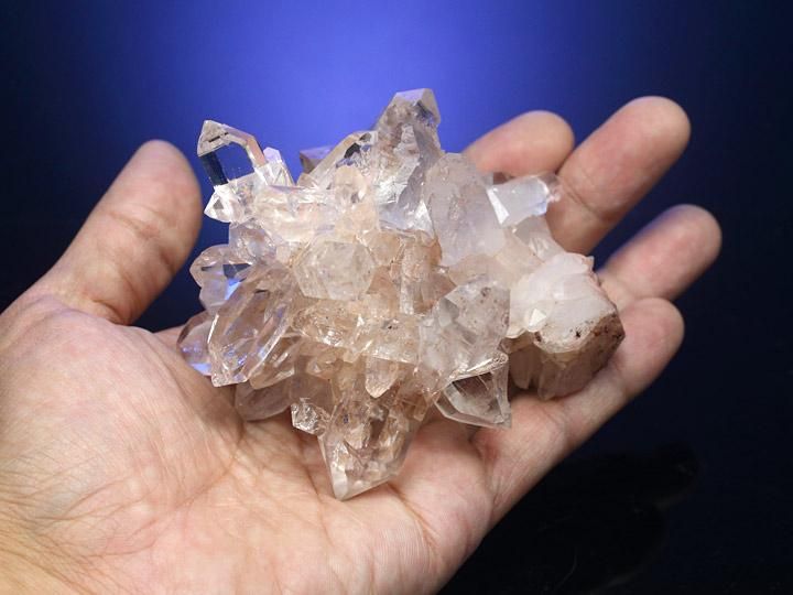 マニカラン/パールヴァティー産ヒマラヤ水晶クラスター - ヒマラヤ水晶