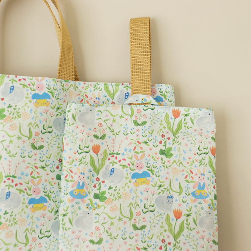 入園・入学グッズ手作りキット（6点セット）Swedish world of flowers