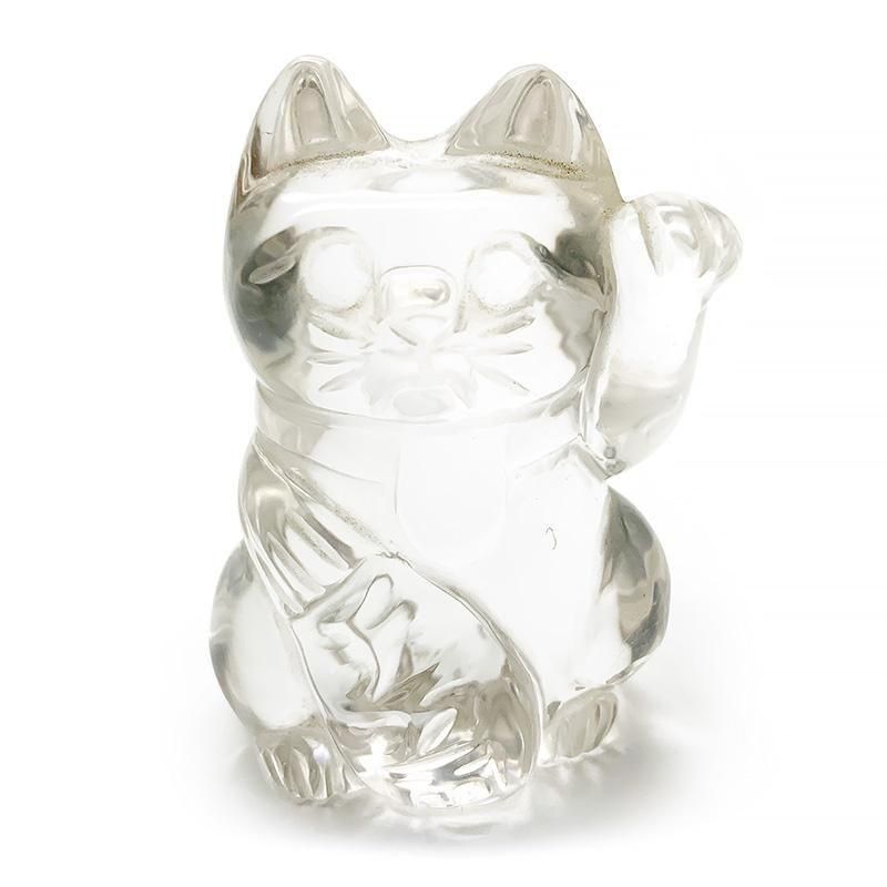 天然水晶 招き猫 】 | めのうの店川島【公式通販】創業明治10年