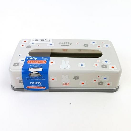 ミッフィー ティッシュケース モノトーン ソフトパックティッシュ用