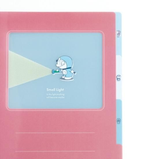 ドラえもん A4ポケットクリアファイル スモールライト 文具 書類ケース