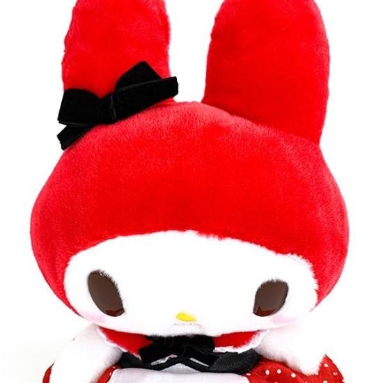 サンリオ マイメロディ レトロレッド S ぬいぐるみ インテリア レッド