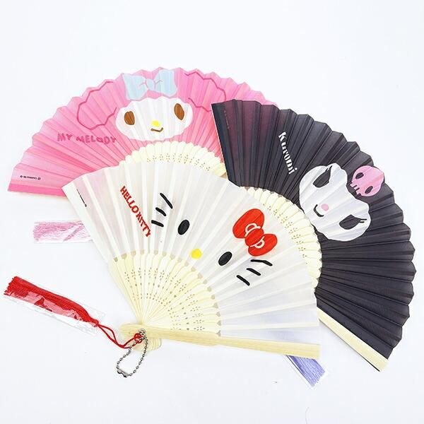 サンリオ ハローキティ ミニ扇子キーホルダー Sanrio