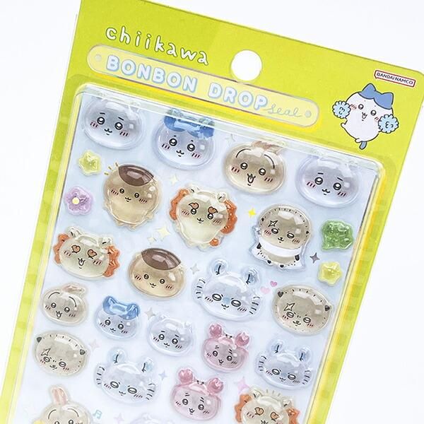 ちいかわ (みんなニコニコ) ボンボンドロップシール 文具