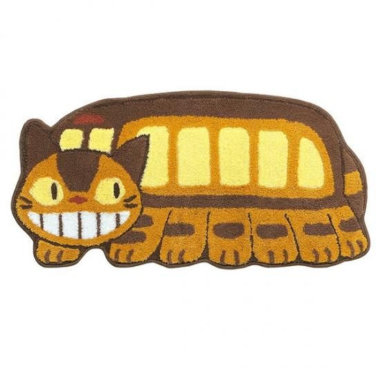 ジブリ トトロ ネコバス アクセントマット ラグ マット 停車