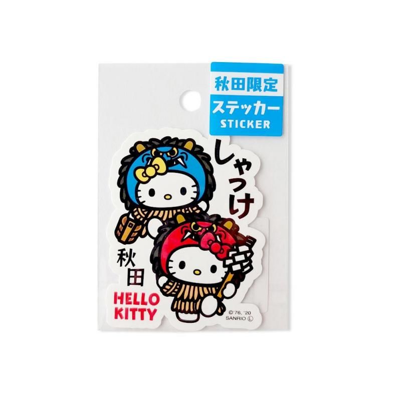 ハローキティご当地ステッカー・秋田・なまはげ／あすなろ舎WEB SHOP
