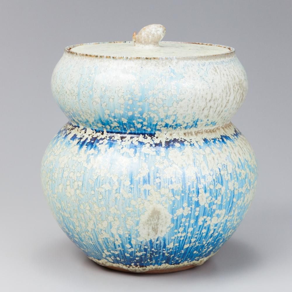 冬銀河 水指（瓢） 中尾哲彰作 - 茶道具・抹茶通販 | ギャラリーきほう