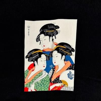 三人美人 | 江戸浮世絵の美 - Furoshikiya YAMATONADESHIKO