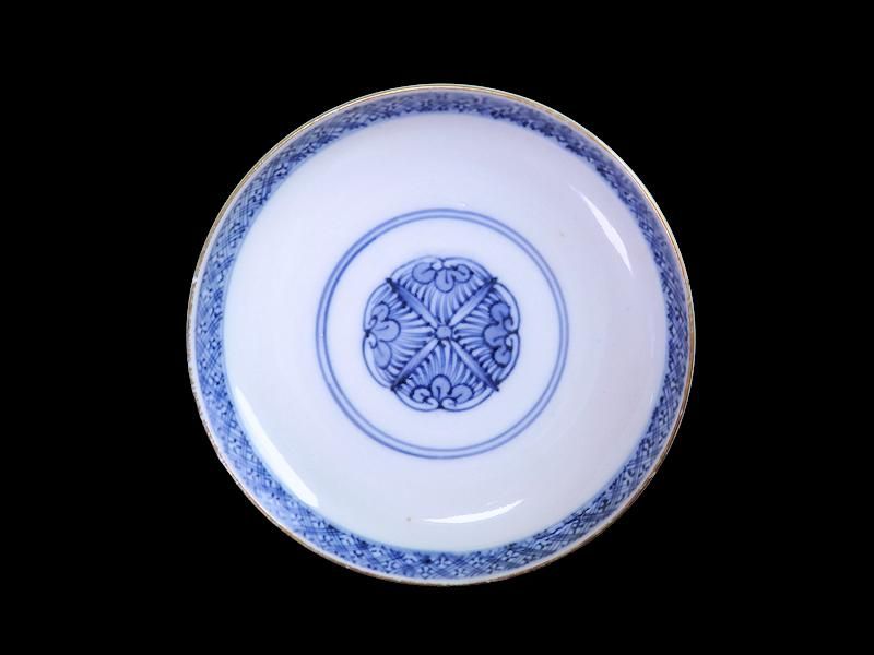 古伊万里 金襴手 玉乗り獅子に宝珠図 大振蓋茶碗