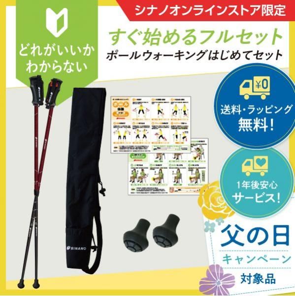 ウォーキングポール 初心者 はじめてセット (ウォーキングポール