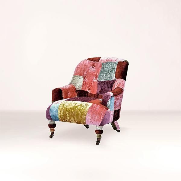 HALO】ANNE CHAIR /VELVET PATCHWORK BOHEM - SHOP ASPLUND ebisu WEB