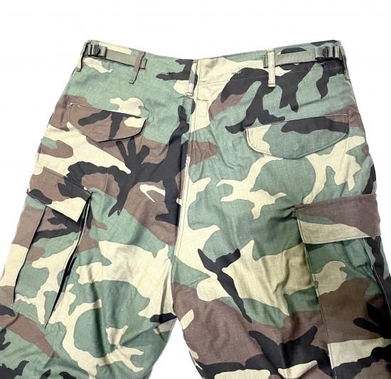 80's アメリカ軍 M-65 フィールド カーゴパンツ ウッドランドカモ 迷彩