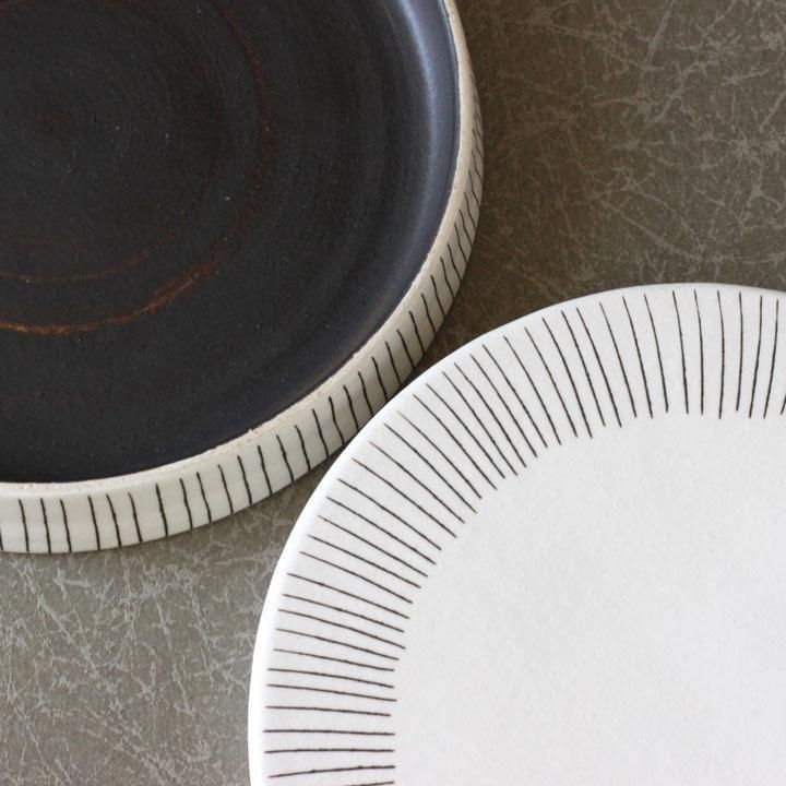 奥田章 十草 リバーシブル皿 19 - 作家ものの器と生活雑貨 on-la-cru