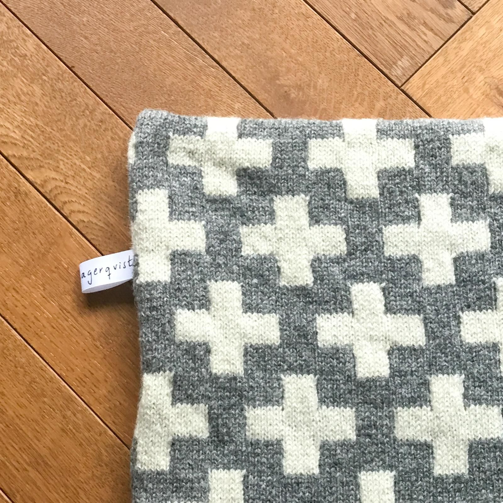 SWEDEN HANDCRAFT BIRGITTA LAGERQVIST KNIT CUSHION COVER