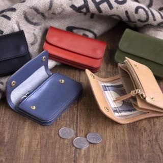 カスタムできる本革ミニ財布「トラッカーミニ財布《JEANS-扱いやすい