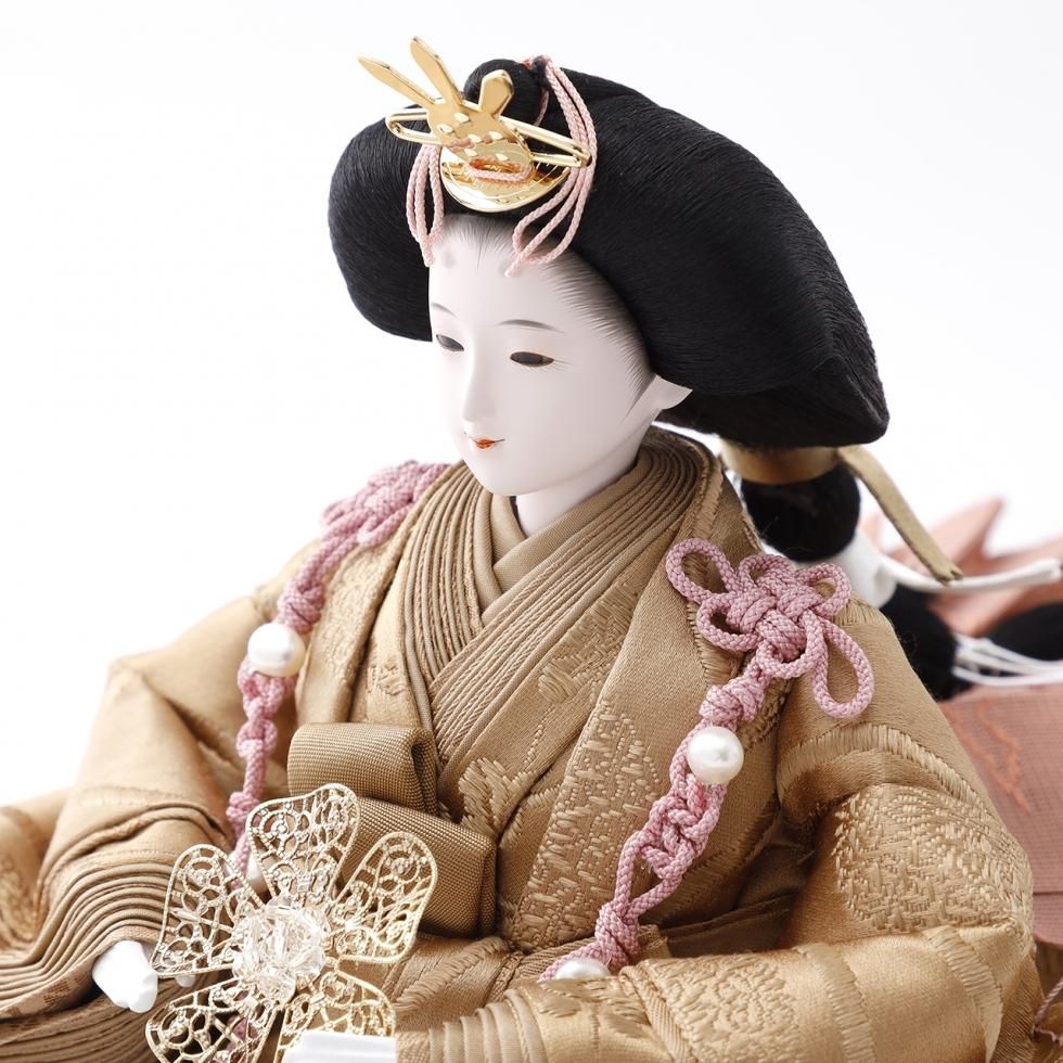 雛人形（ひな人形）「眞絹」｜清水久遊 親王飾り｜おしゃれでシンプル