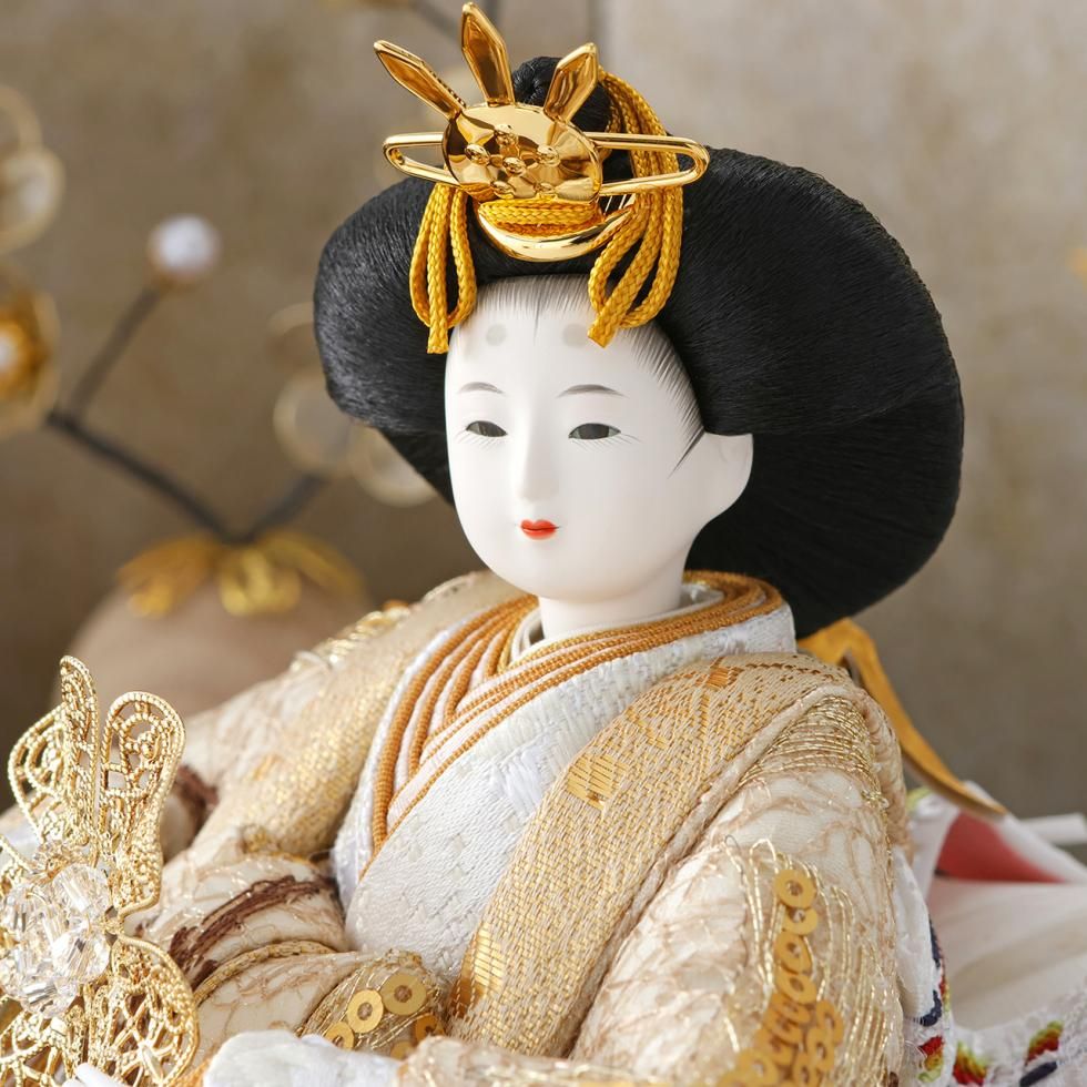 雛人形・ひな人形｜「月のほほえみ」｜柴田家千代｜親王飾り｜人形の