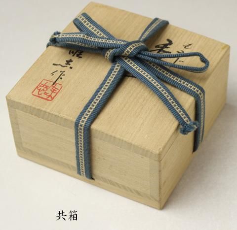 井波唯志 輪島塗紅葉蒔絵香合 傷有