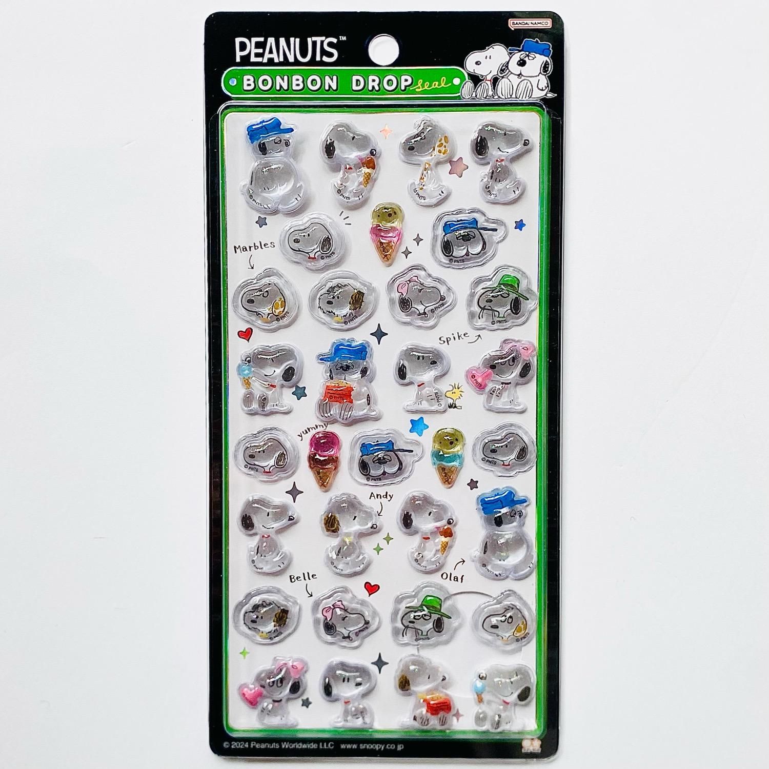 サンスター文具 BONBON DROP SEAL(ボンボンドロップシール) スヌーピー