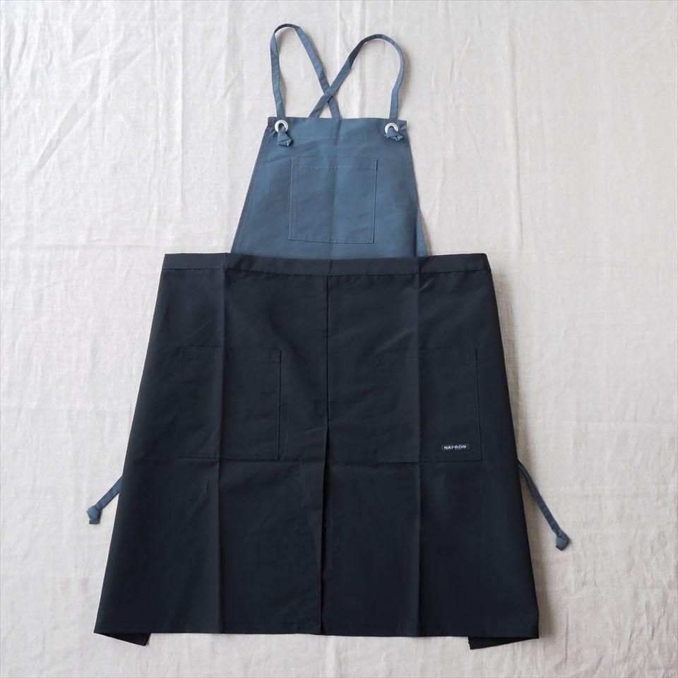 Napron（ナプロン）AP-36 UTILITY 2WAY APRON ブラック（60/40クロス）
