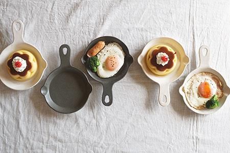 ワ13 ホワイト フライパンまるざら - 益子焼の小さな窯元「よしざわ