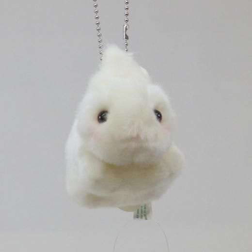 汎用うさぎ ストラップ ホワイト うさぎのストラップ(白牛)【在庫限り
