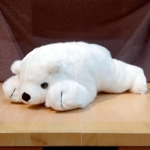 ぬいぐるみ ダイブ シロクマ L - 旭山動物園くらぶオンラインショップ